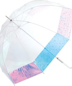 Wpc. 【Wpc.】［ビニール傘］プリントドームシャイニー 60cm レディース 長傘