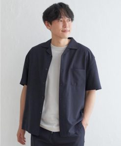 ikka 【セットアップ対応】Reflax(R) リラックスオープンカラーシャツ