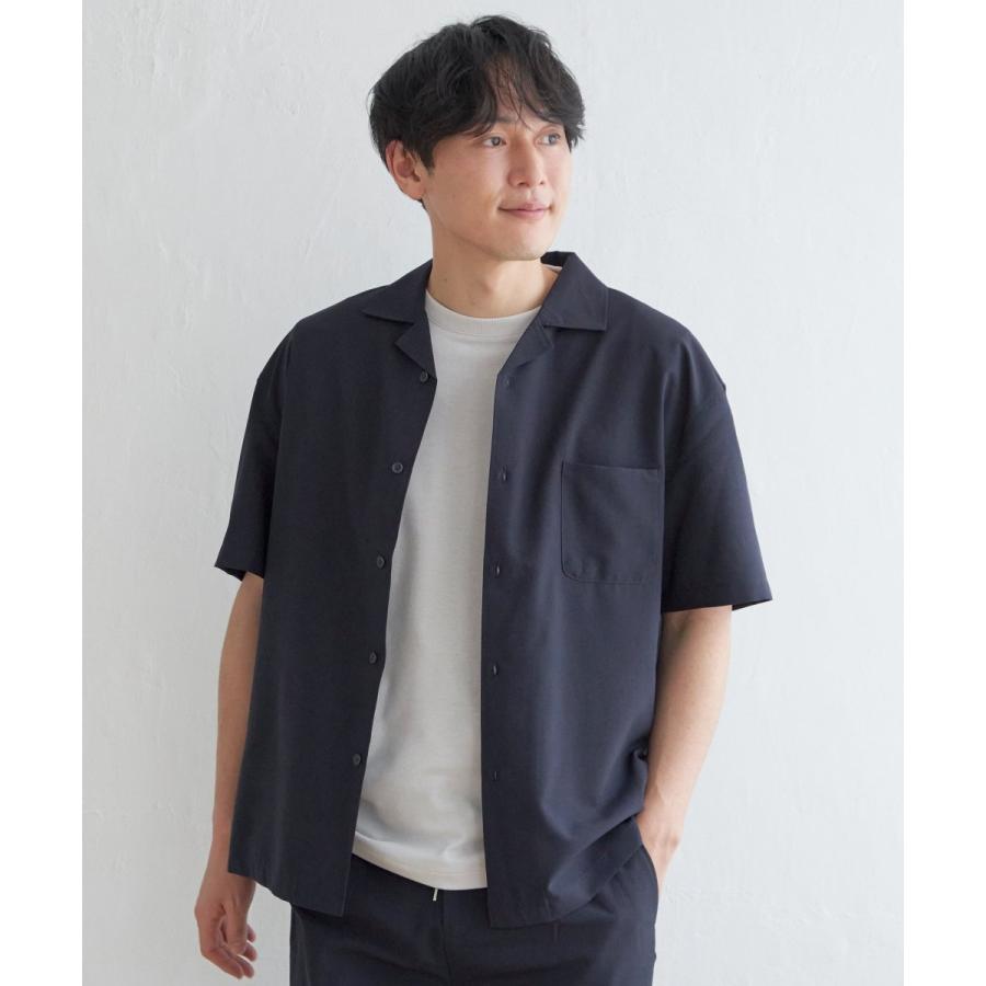 ikka 【セットアップ対応】Reflax(R) リラックスオープンカラーシャツ