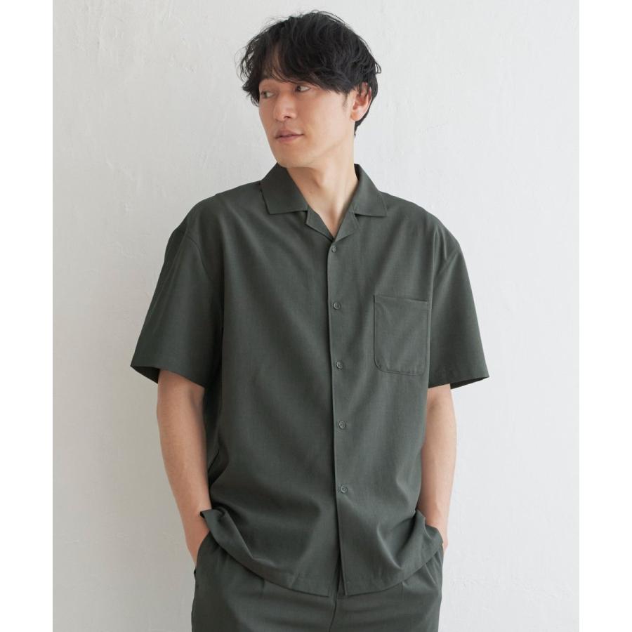 ikka 【セットアップ対応】Reflax(R) リラックスオープンカラーシャツ - 画像 (3)