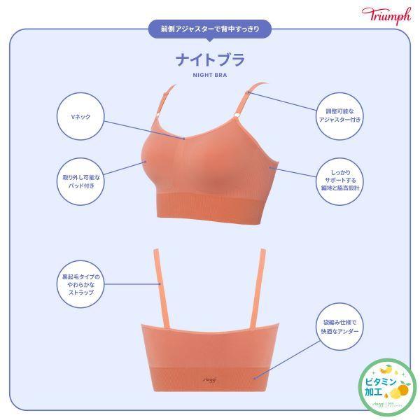 Sloggi スロギー エバーインフューズド (ビタミン加工) ナイトブラジャー LLサイズ - 画像 (7)