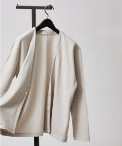 ABAHOUSE ラッセルカノコ  2ボタン 比翼 カーディガン
