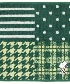 blooming スヌーピー　メンズ　表ガーゼ・裏タオルハンカチ　テトラカラー　【PEANUTS】
