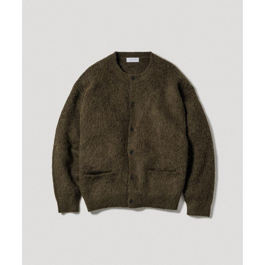 ADAM ET ROPE' モヘアミックス オーバーサイズ クルーネックカーディガン - 画像 (3)