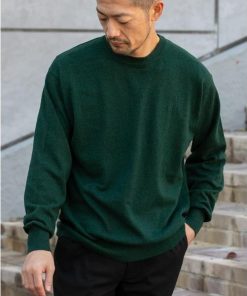 URBAN RESEARCH ROSSO 『一部WEB限定カラー』綿カシミヤクルーネックニット