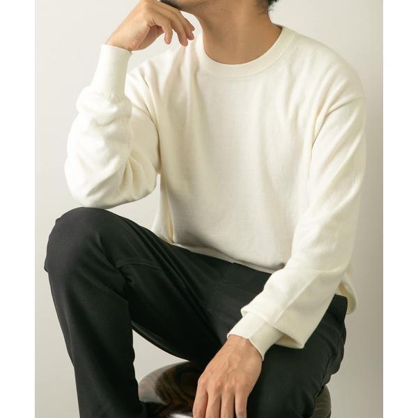 URBAN RESEARCH ROSSO 『一部WEB限定カラー』綿カシミヤクルーネックニット - 画像 (3)