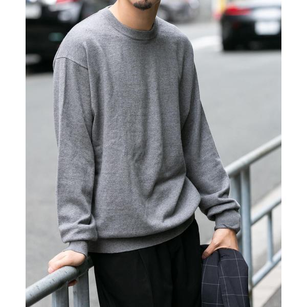 URBAN RESEARCH ROSSO 『一部WEB限定カラー』綿カシミヤクルーネックニット - 画像 (5)