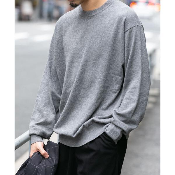 URBAN RESEARCH ROSSO 『一部WEB限定カラー』綿カシミヤクルーネックニット - 画像 (6)