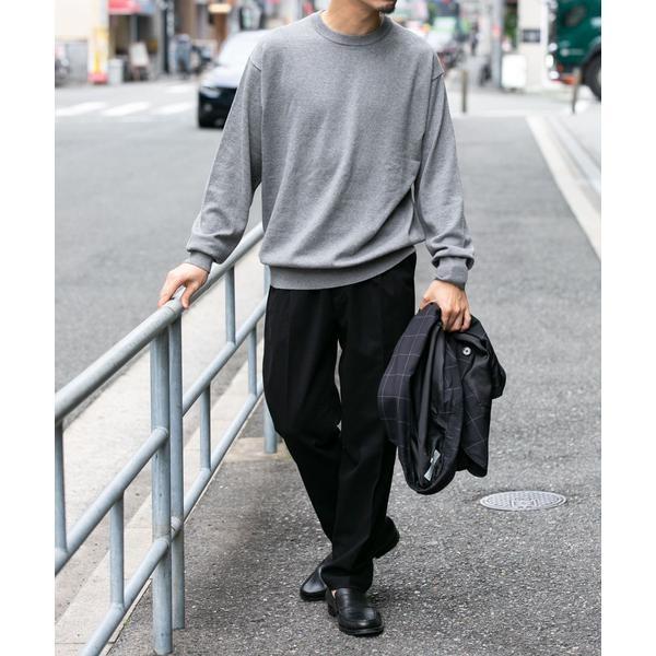 URBAN RESEARCH ROSSO 『一部WEB限定カラー』綿カシミヤクルーネックニット - 画像 (9)