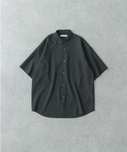 URBAN RESEARCH ウォッシャブルウールサイロフィルショートスリーブシャツ