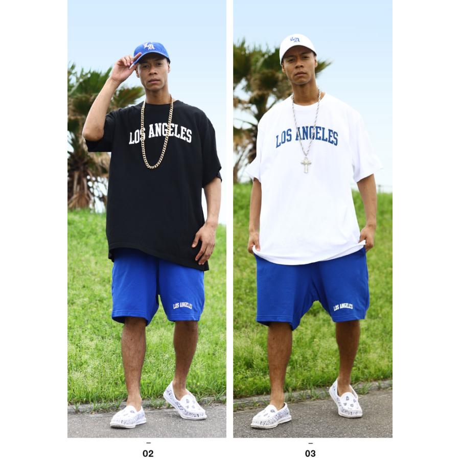 ACEFLAG ACE FLAG 上下セット 半袖 ブランド Tシャツ LA ハーフパンツ 大きいサイズ エースフラッグ セットアップ スウェット シンプル Los Angeles ロサンゼルス b系 - 画像 (5)