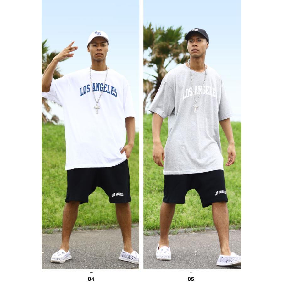 ACEFLAG ACE FLAG 上下セット 半袖 ブランド Tシャツ LA ハーフパンツ 大きいサイズ エースフラッグ セットアップ スウェット シンプル Los Angeles ロサンゼルス b系 - 画像 (6)