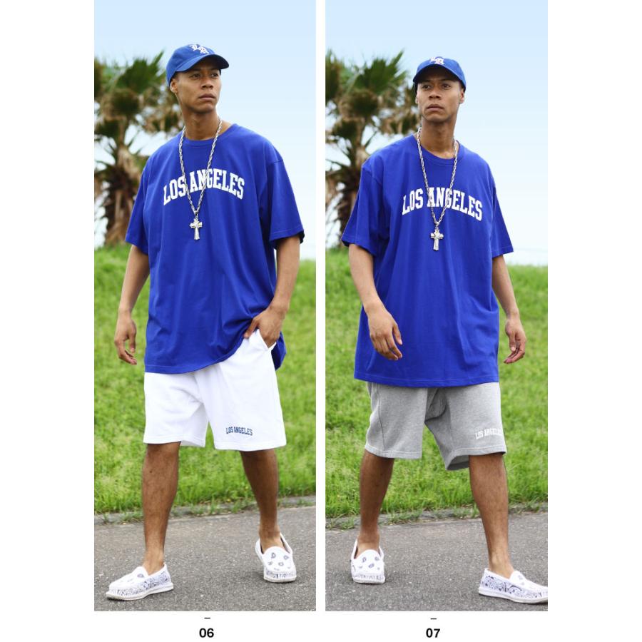 ACEFLAG ACE FLAG 上下セット 半袖 ブランド Tシャツ LA ハーフパンツ 大きいサイズ エースフラッグ セットアップ スウェット シンプル Los Angeles ロサンゼルス b系 - 画像 (7)