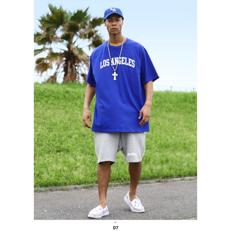 ACEFLAG ACE FLAG 上下セット 半袖 ブランド Tシャツ LA ハーフパンツ 大きいサイズ エースフラッグ セットアップ スウェット シンプル Los Angeles ロサンゼルス b系 - 画像 (8)