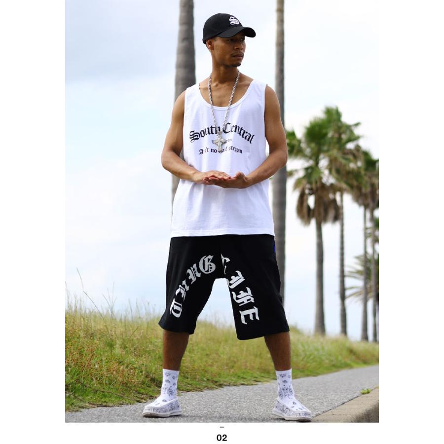 ACEFLAG ACE FLAG 上下セット 半袖 Tシャツ ハーフパンツ 大きいサイズ エースフラッグ セットアップ South Central サウスセントラル THUG LIFE サグライフ 2Pac b系 - 画像 (6)