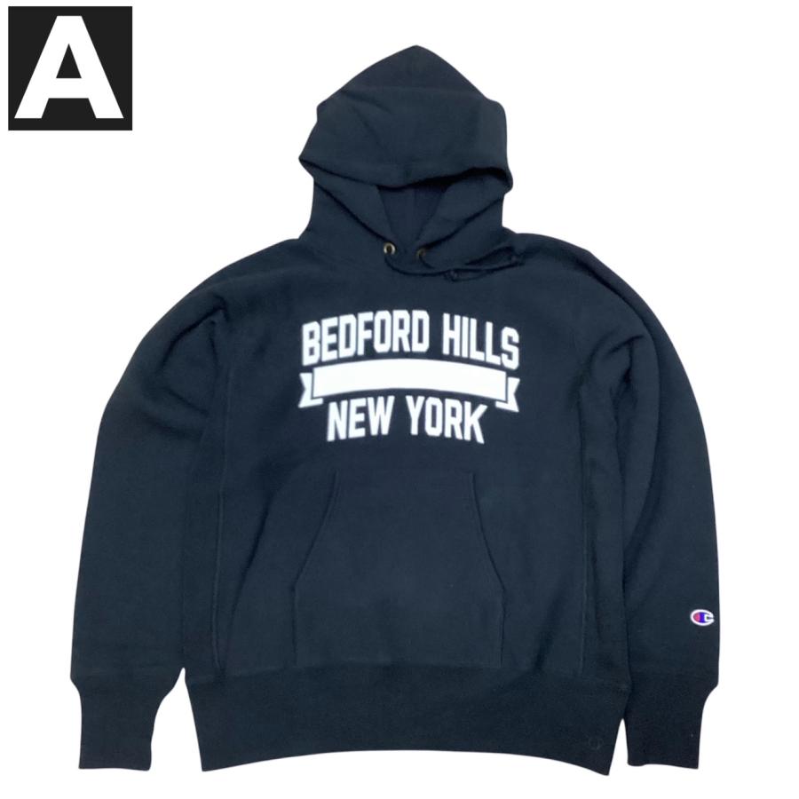 送料無料 CHAMPION【チャンピオン】R/W P-HOOD 長袖 プリント リバースウィーブ フードパーカ スウェット スエット メンズ(男性用)【smtb-m】 - 画像 (2)