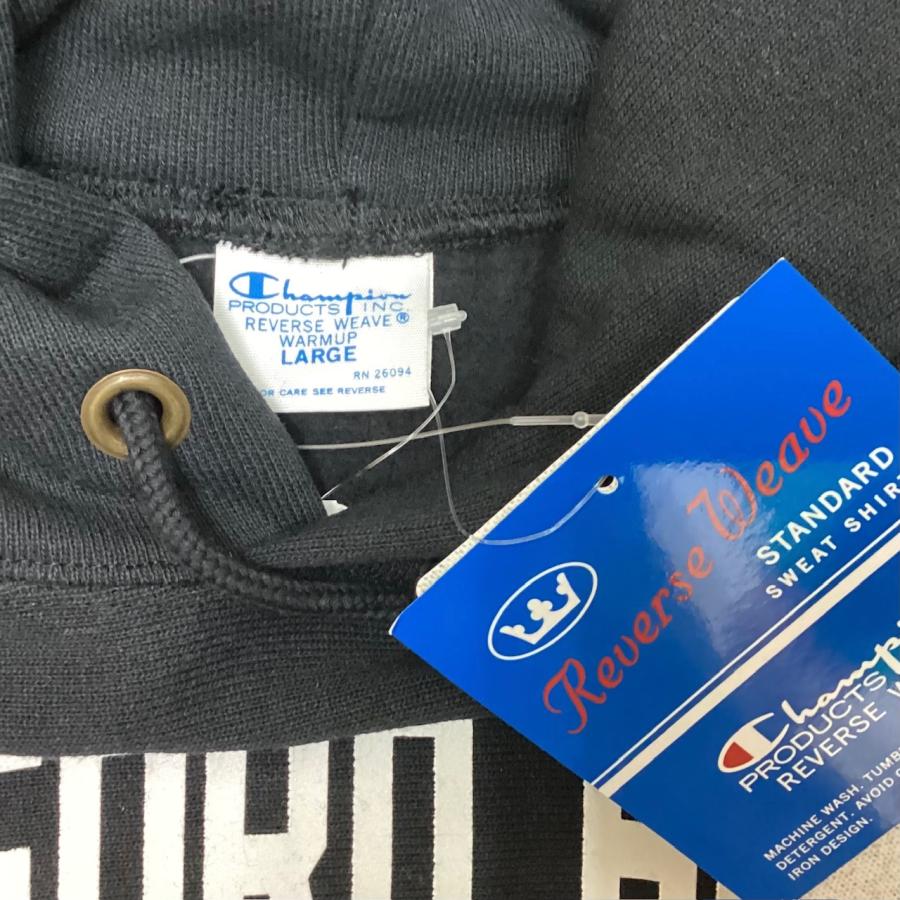 送料無料 CHAMPION【チャンピオン】R/W P-HOOD 長袖 プリント リバースウィーブ フードパーカ スウェット スエット メンズ(男性用)【smtb-m】 - 画像 (4)