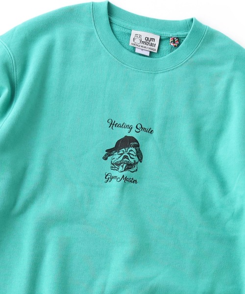 gym master トレーナー スウェット Healing Smile スウェットシャツ メンズ レディース - 画像 (3)
