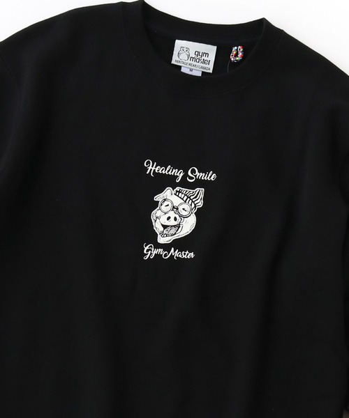 gym master トレーナー スウェット Healing Smile スウェットシャツ メンズ レディース - 画像 (2)