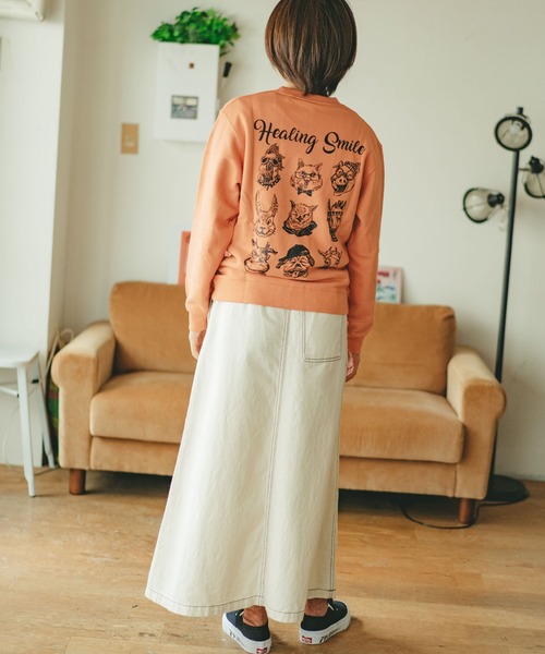 gym master トレーナー スウェット Healing Smile スウェットシャツ メンズ レディース - 画像 (9)