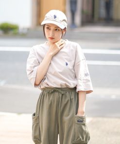 U.S. POLO ASSN. tシャツ 「U.S.POLO ASSN./ユーエスポロアッスン」ワンポイント　ブランドロゴ刺繍　 ビッグシルエット　Tシャツ オーバーサイズ メンズ
