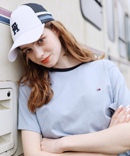 TOMMY HILFIGER tシャツ 「オンライン限定」「ユニセックス」トミーヒルフィガー80SリンガーTシャツ メンズ レディース - 画像 (5)