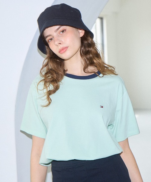 TOMMY HILFIGER tシャツ 「オンライン限定」「ユニセックス」トミーヒルフィガー80SリンガーTシャツ メンズ レディース - 画像 (8)