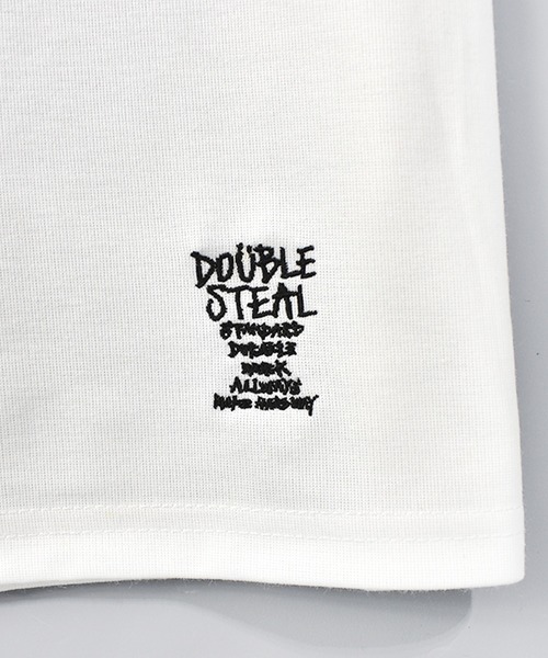 DOUBLE STEAL tシャツ バイカラー 5分袖Tシャツ メンズ レディース - 画像 (8)