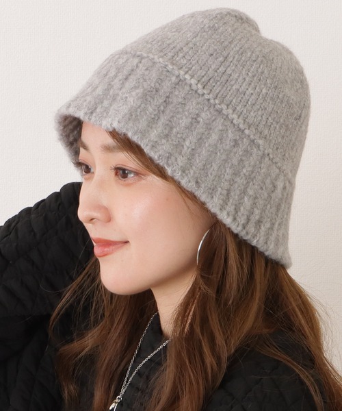 Lace Ladies 帽子 ハット ケーブル柄ベーシックニットバケットハット レディース - 画像 (3)