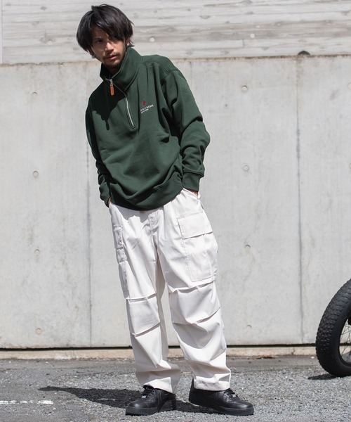 U.S. POLO ASSN. トレーナー スウェット 「U.S. ASSN/ユーエスポロアッスン」裏起毛ハーフジップ長袖スウェット メンズ レディース - 画像 (9)