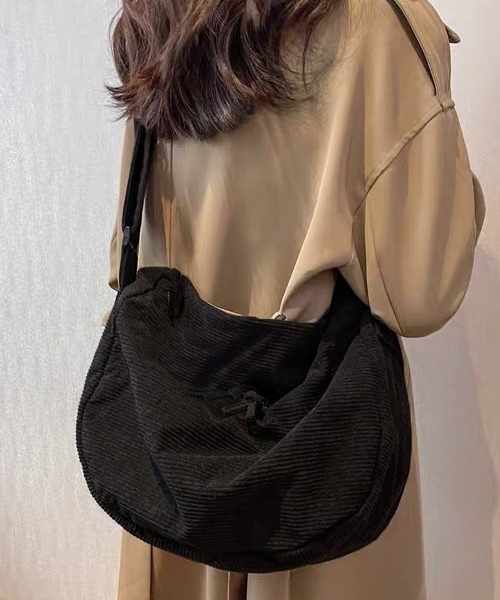 ad thie ウエストポーチ ウエストバッグ コーデュロイ ショルダーバッグ レディース - 画像 (5)