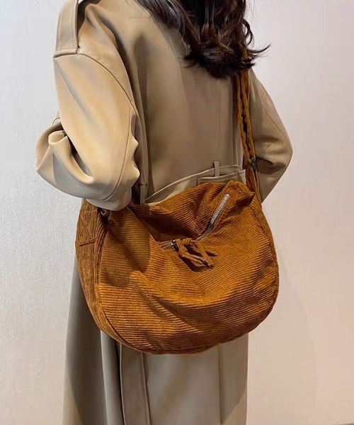 ad thie ウエストポーチ ウエストバッグ コーデュロイ ショルダーバッグ レディース - 画像 (8)