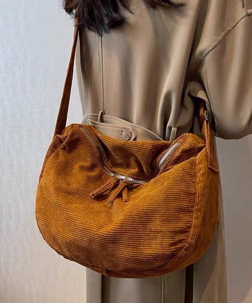 ad thie ウエストポーチ ウエストバッグ コーデュロイ ショルダーバッグ レディース - 画像 (9)