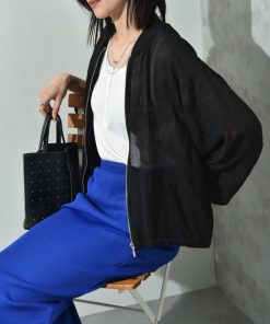 INTERPLANET ブルゾン アウター Ｅボイルブルゾン レディース