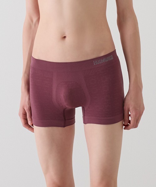 BODY WILD ボクサーパンツ WILD/ボディワイルド 3D-BOXER タイル柄ジャカード