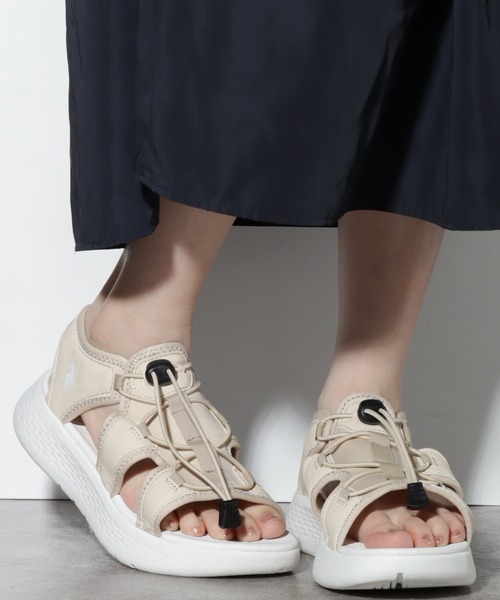 U.S. POLO ASSN. サンダル 「U.S. ASSN./ユーエスポロアッスン」軽量 ワンポイント スポーツサンダル レディース - 画像 (4)