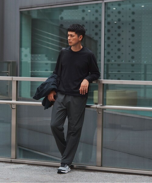 green label relaxing tシャツ 「WEB限定」JUST fit ジャケイン クルーネック 長袖 Tシャツ -吸水速乾・抗菌- メンズ - 画像 (3)