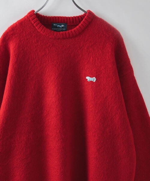 PENNEYS セーター ニット 垢抜け ワンポイントニット/Penneys(ぺニーズ)別注シャギークルーネックニット メンズ - 画像 (5)