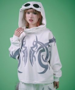 GALFY パーカー 「GALFY」探検メガネ部族パーカー / 「ガルフィー」ロゴ長袖パーカー メンズ レディース