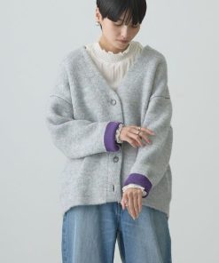 AMERICAN HOLIC 「AMERICAN HOLIC」 ニットカーディガン M サックスブルー レディース