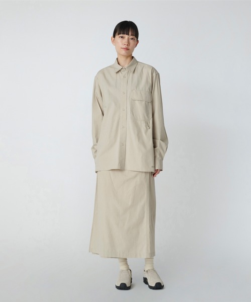 snow peak シャツ TAKIBI Light Ripstop Shirt 難燃 メンズ レディース - 画像 (5)