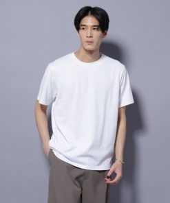 NANO universe tシャツ Anti Soaked(R) 汗染み防止 クルーネック レギュラーシルエットTシャツ メンズ