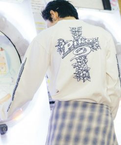 FREAK'S STORE tシャツ PIKO/ピコ 別注 フラワークロスロゴ ロングスリーブTシャツ メンズ