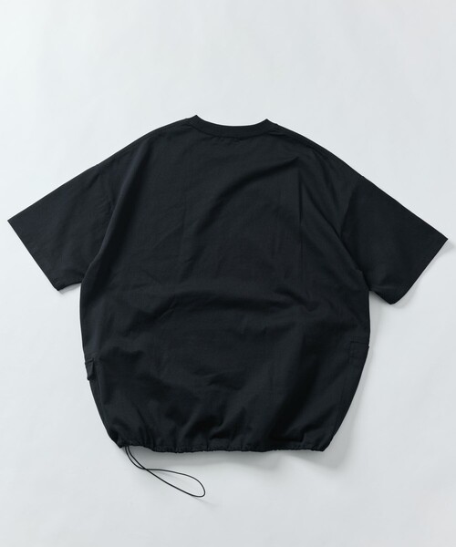 FREAK'S STORE tシャツ 限定展開 WILD THINGS×FREAK'S STORE/ワイルドシングス 別注 ビッグシルエット サイドポケット ヘムコード Tシャツ - 画像 (8)