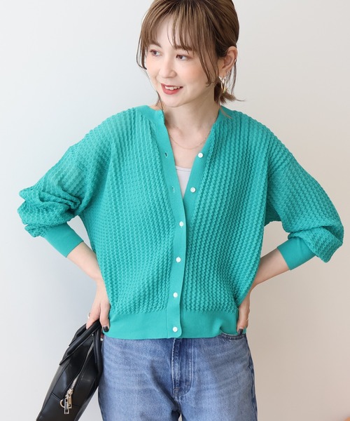 AMERICAN HOLIC カーディガン 柄編みニットカーディガン レディース - 画像 (4)