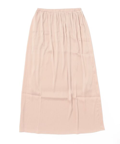 Discoat スカート WEB限定シワサテンレイヤードスカート