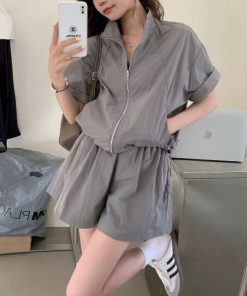 セットアップ 「セットアップ」トラックジャケット＋ショートパンツ レディース