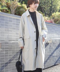 AMERICAN HOLIC 「AMERICAN HOLIC」 ステンカラーコート M グレイッシュベージュ レディース