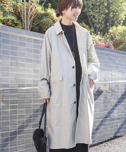 AMERICAN HOLIC 「AMERICAN HOLIC」 ステンカラーコート M グレイッシュベージュ レディース