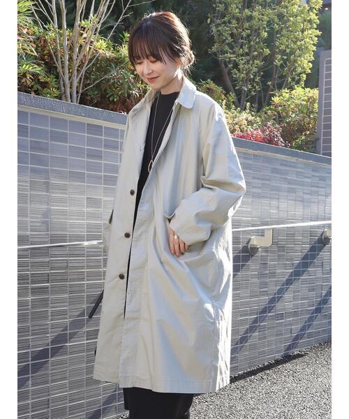 AMERICAN HOLIC 「AMERICAN HOLIC」 ステンカラーコート M グレイッシュベージュ レディース - 画像 (2)